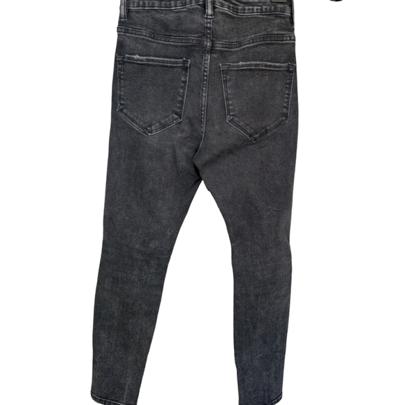 AllSaints Nyla High Rise Skinny Black Jeans 27 - Picture 7 of 12